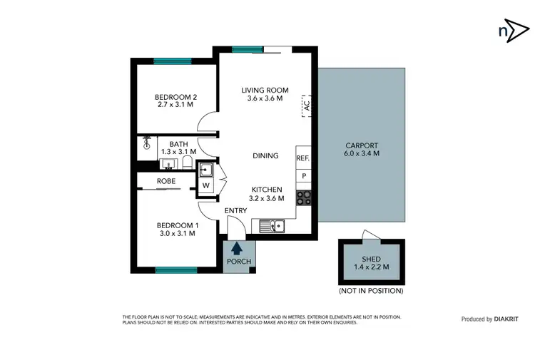 Floorplan of Homely unit listing, 9 Delwyn Close, Thomastown VIC 3074