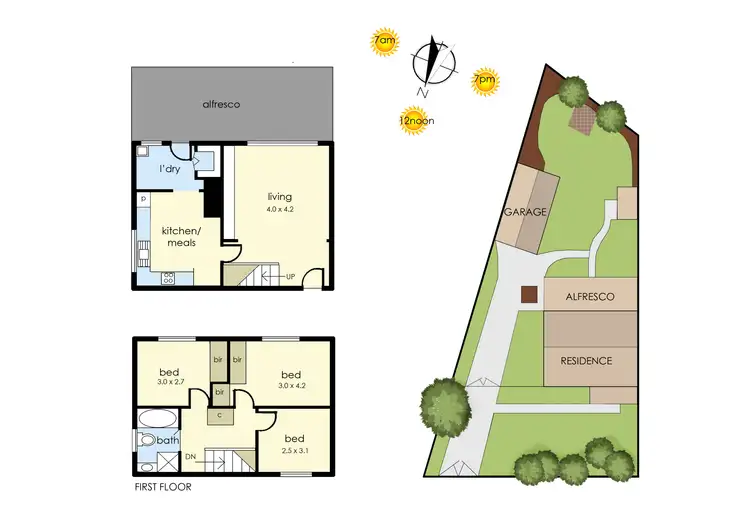 Floorplan of Homely house listing, 413 Frankston-Dandenong Road, Frankston North VIC 3200
