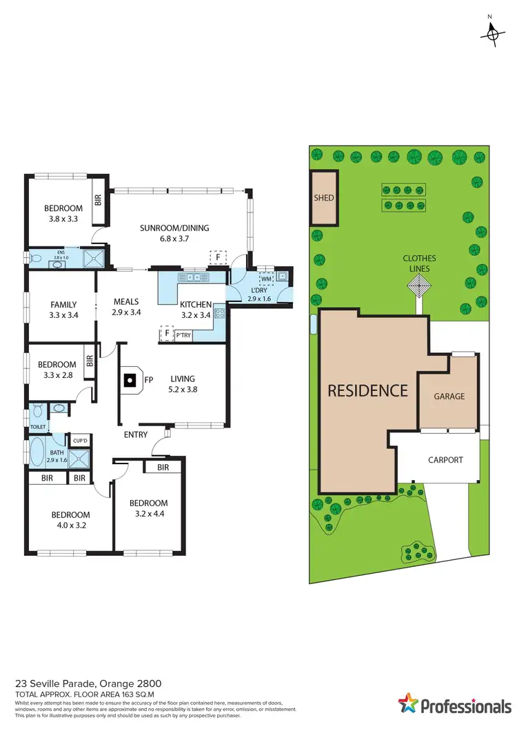 Floorplan of Homely house listing, 23 Seville Parade, Orange NSW 2800