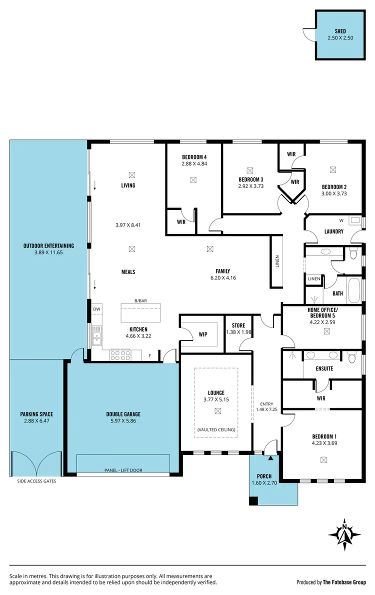 Floorplan of Homely house listing, 61 Esperance Boulevard, Seaford Rise SA 5169