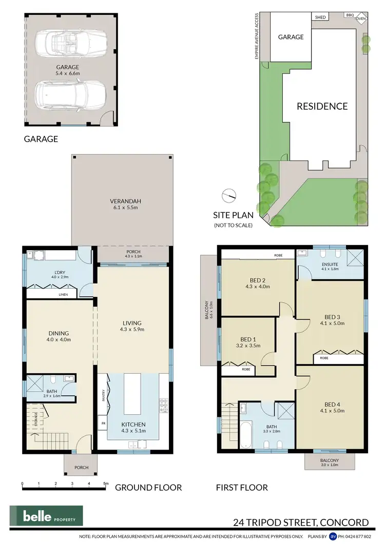 Floorplan of Homely house listing, 24 Tripod Street, Concord NSW 2137