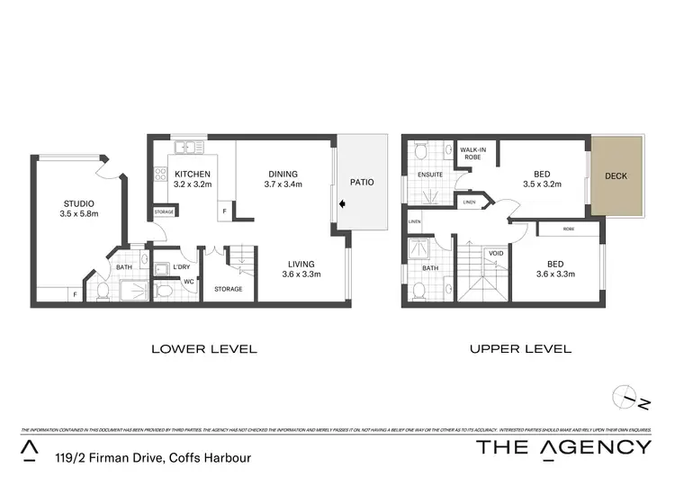 Floorplan of Homely villa listing, 119/2 Firman Drive, Coffs Harbour NSW 2450
