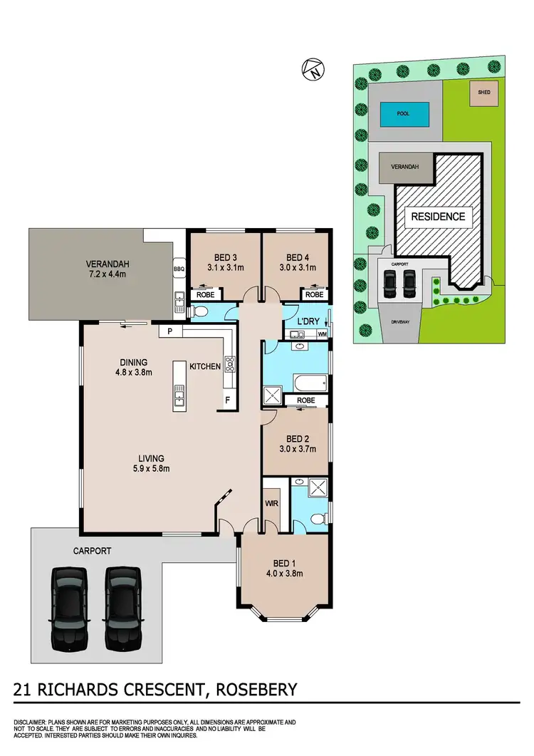 Floorplan of Homely house listing, 21 Richards Crescent, Rosebery NT 832