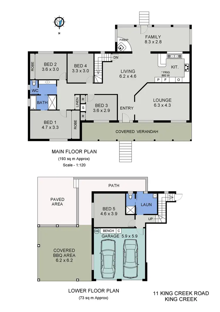 Floorplan of Homely house listing, 11 King Creek Road, King Creek NSW 2446