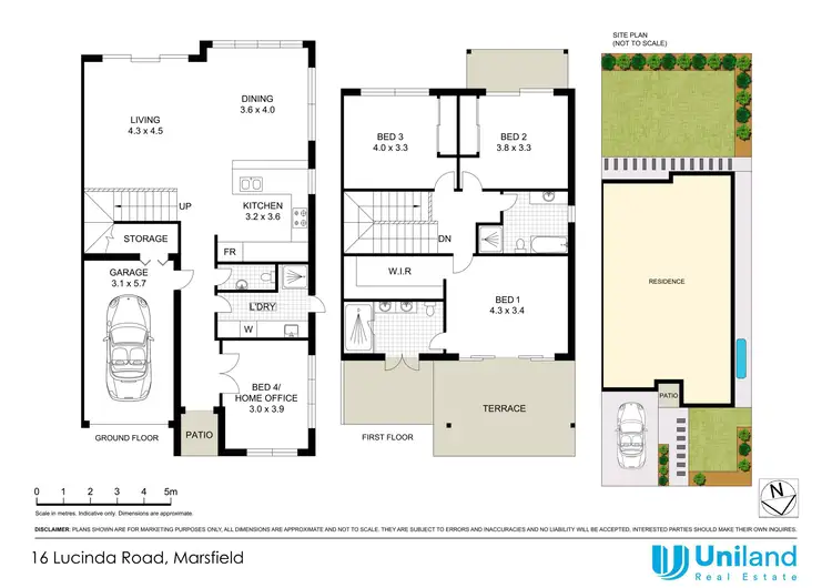 Floorplan of Homely semi-detached listing, 16 Lucinda Road, Marsfield NSW 2122
