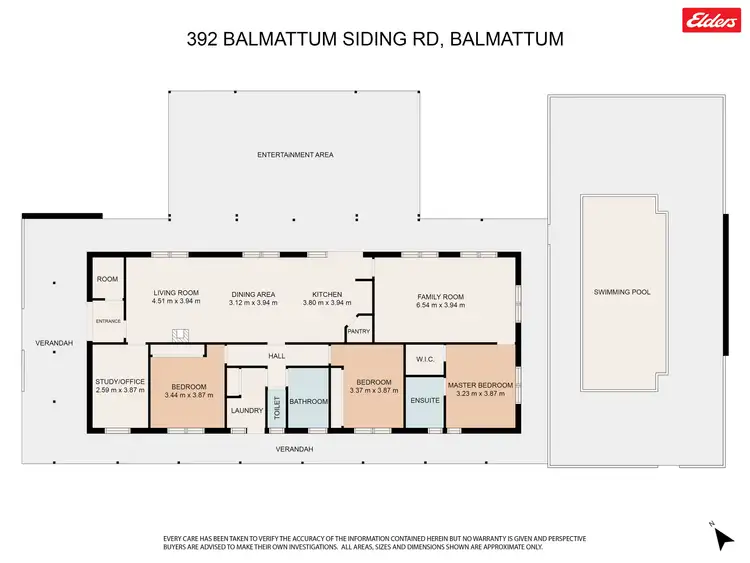 Floorplan of Homely rural property listing, 392 Balmattum Siding Road, Balmattum via, Euroa VIC 3666