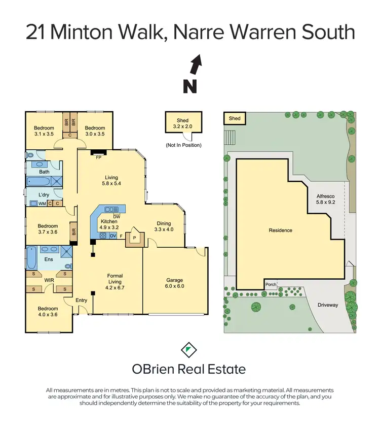 Floorplan of Homely house listing, 21 Minton Walk, Narre Warren South VIC 3805