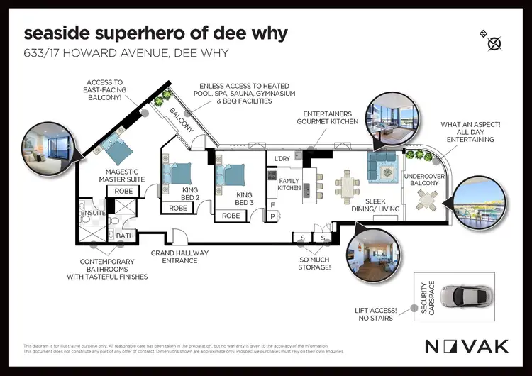 Floorplan of Homely apartment listing, 633/17 Howard Avenue, Dee Why NSW 2099
