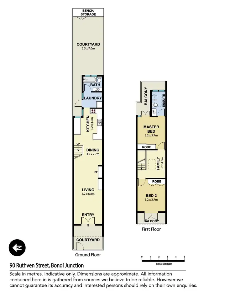 Floorplan of Homely house listing, 90 Ruthven Street, Bondi Junction NSW 2022