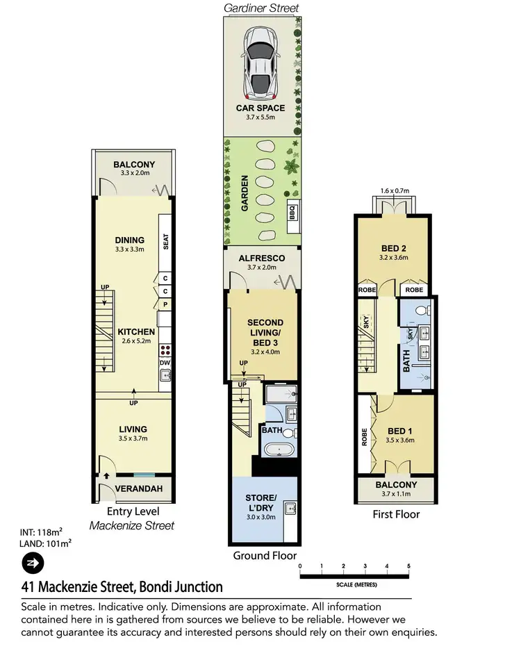 Floorplan of Homely house listing, 41 Mackenzie Street, Bondi Junction NSW 2022