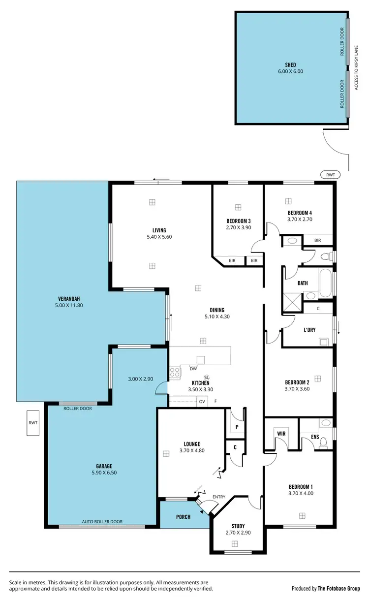 Floorplan of Homely house listing, 50 Kipsy Street, Aldinga Beach SA 5173