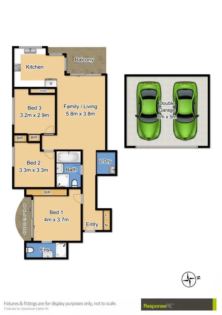Floorplan of Homely unit listing, 3/32 Jenner Street, Baulkham Hills NSW 2153