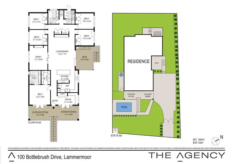 Floorplan of Homely house listing, 100 Bottlebrush Drive, Lammermoor QLD 4703