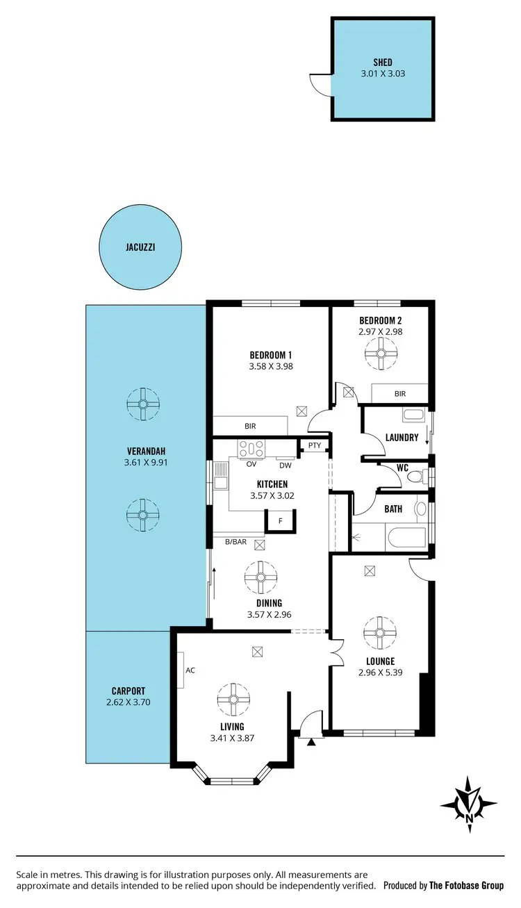 Floorplan of Homely house listing, 14 Goulding Grove, Noarlunga Downs SA 5168
