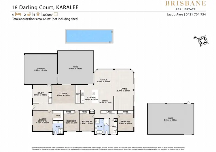 Floorplan of Homely house listing, 18 Darling Court, Karalee QLD 4306