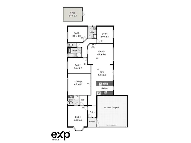 Floorplan of Homely house listing, 23 Trinity Court, Andrews Farm SA 5114