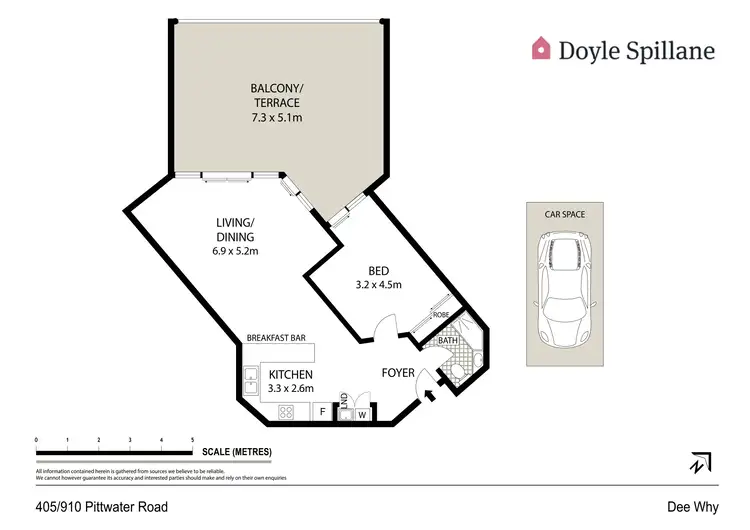 Floorplan of Homely apartment listing, 405/910 Pittwater Road, Dee Why NSW 2099