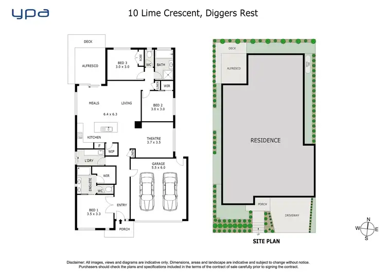 Floorplan of Homely house listing, 10 Lime Crescent, Diggers Rest VIC 3427