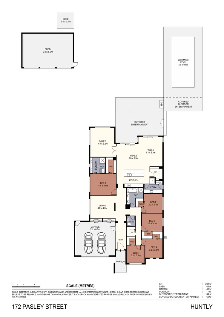 Floorplan of Homely house listing, 172 Pasley Street, Huntly VIC 3551