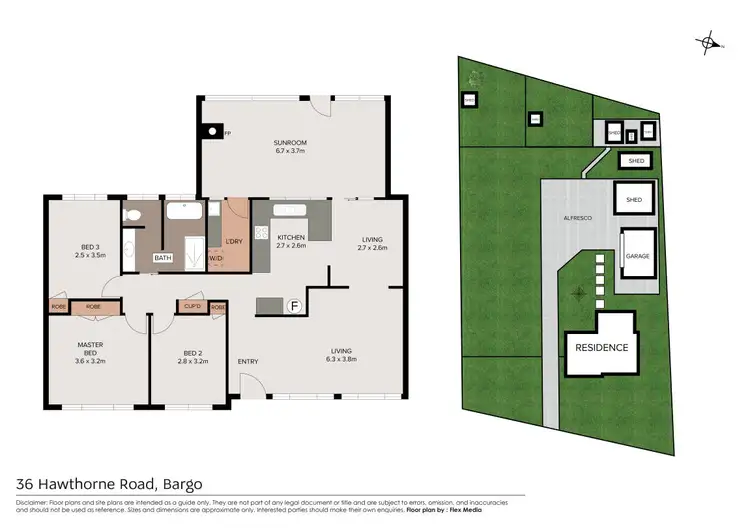 Floorplan of Homely house listing, 36 Hawthorne Road, Bargo NSW 2574