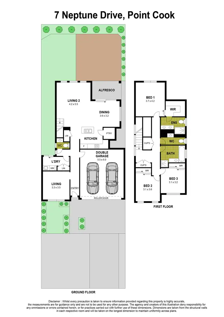 Floorplan of Homely house listing, 7 Neptune Drive, Point Cook VIC 3030