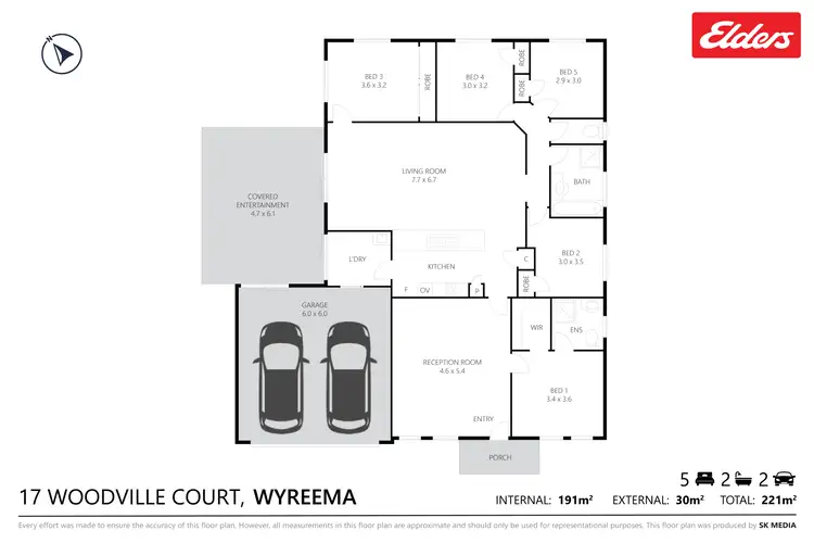 Floorplan of Homely house listing, 17 Woodville Court, Wyreema QLD 4352