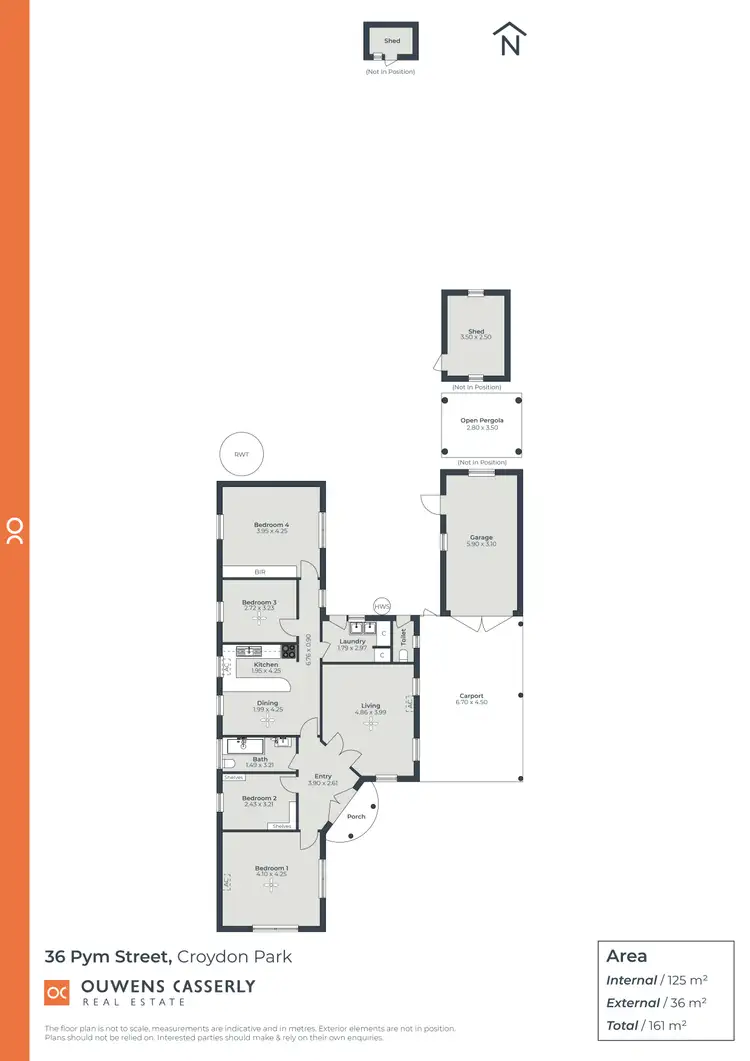 Floorplan of Homely house listing, 36 Pym Street, Croydon Park SA 5008