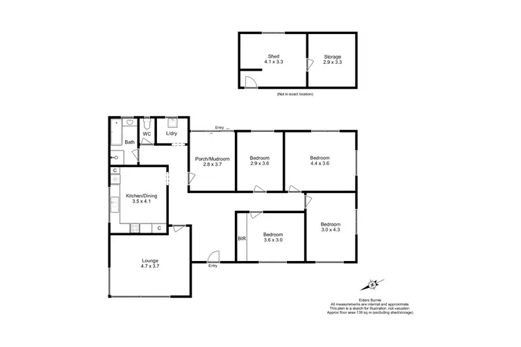 Floorplan of Homely house listing, 7 Upper Natone Road, Natone TAS 7321