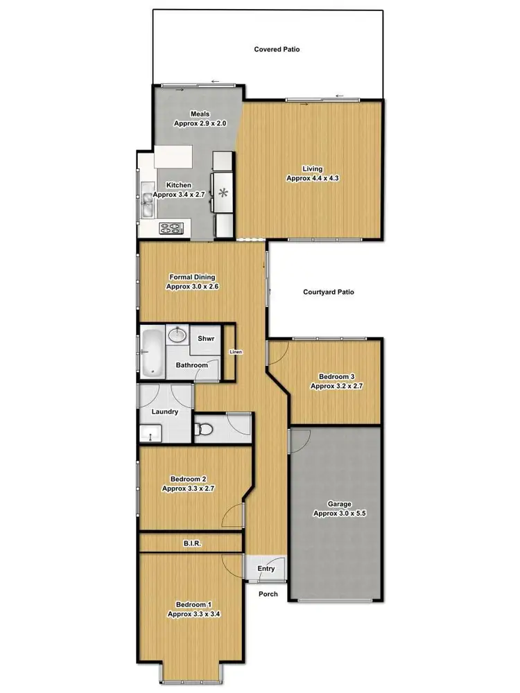 Floorplan of Homely house listing, 33 Burdekin Court, Wattle Grove NSW 2173