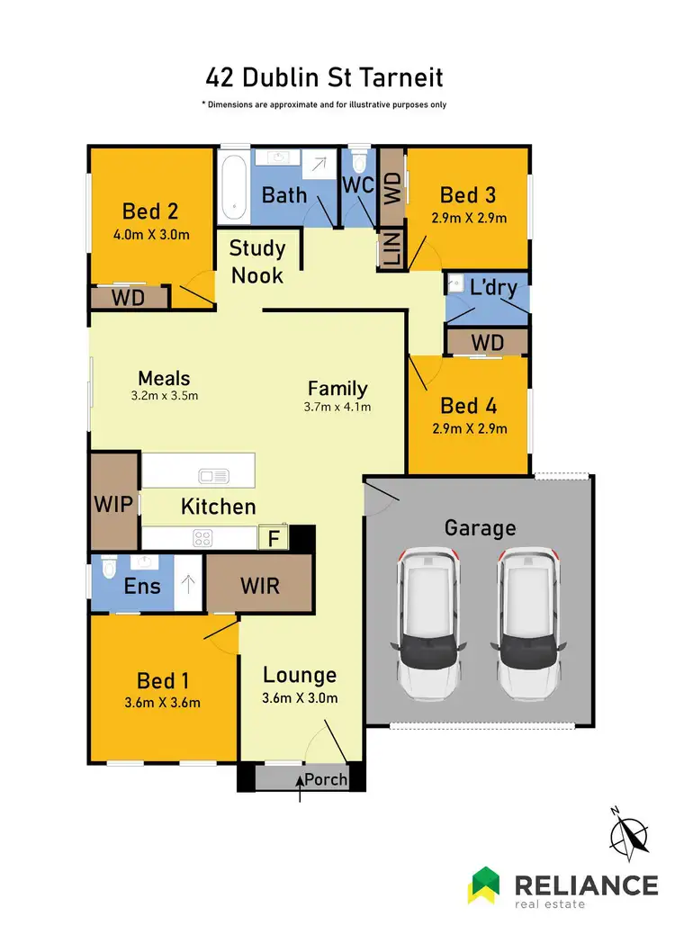 Floorplan of Homely house listing, 42 Dublin Street, Tarneit VIC 3029