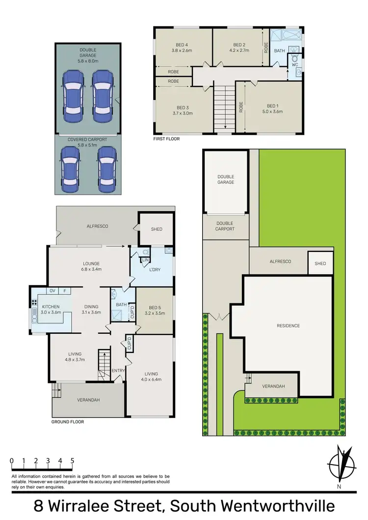 Floorplan of Homely house listing, 8 Wirralee Street, Wentworthville NSW 2145