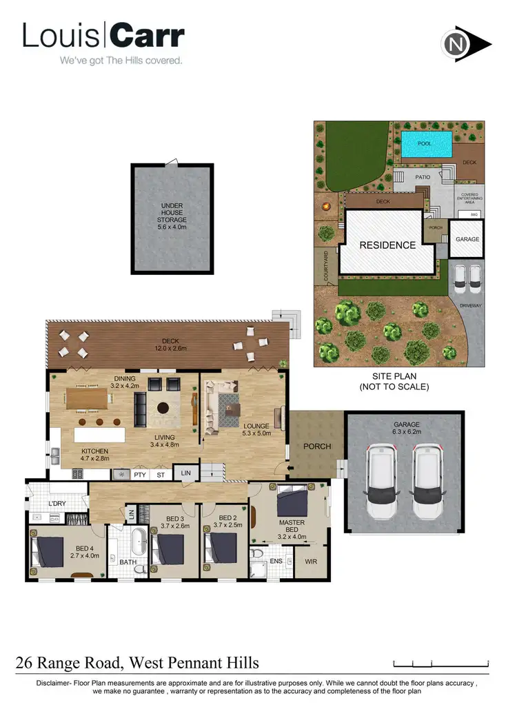 Floorplan of Homely house listing, 26 Range Road, West Pennant Hills NSW 2125