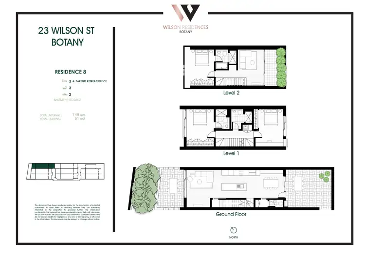 Floorplan of Homely townhouse listing, 8/23 Wilson Street, Botany NSW 2019