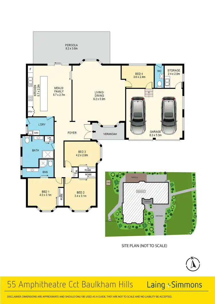 Floorplan of Homely house listing, 55 Amphitheatre Circuit, Baulkham Hills NSW 2153