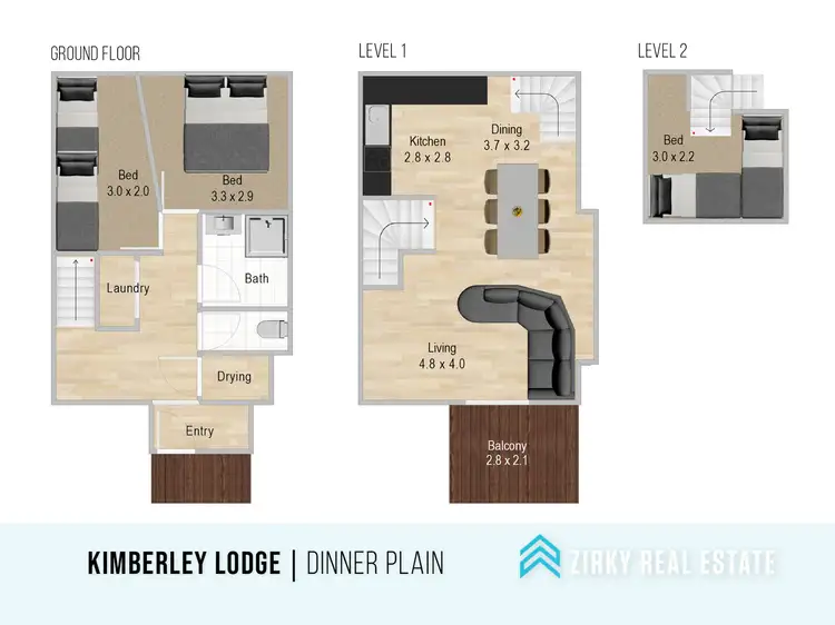 Floorplan of Homely house listing, 4/8 Big Muster Drive, Dinner Plain VIC 3898