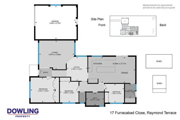 Floorplan of Homely house listing, 17 Furracabad Close, Raymond Terrace NSW 2324