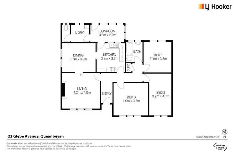 Floorplan of Homely house listing, 22 Glebe Avenue, Queanbeyan NSW 2620