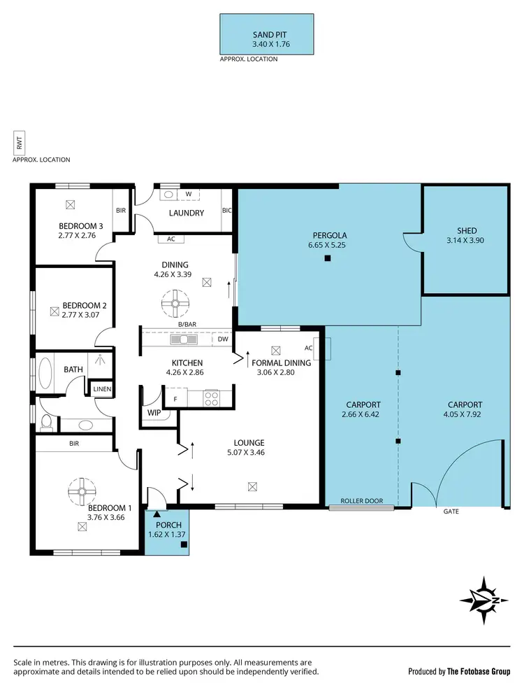 Floorplan of Homely house listing, 14 Queens Way, Woodcroft SA 5162