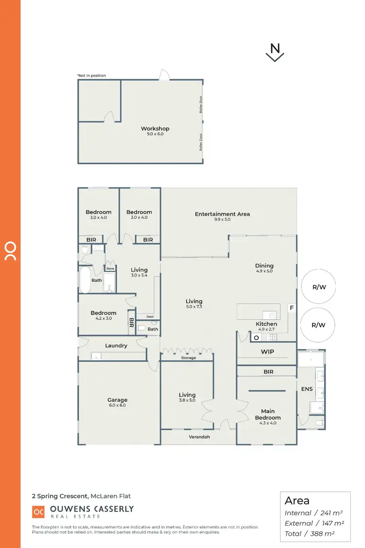 Floorplan of Homely house listing, 2 Spring Crescent, Mclaren Flat SA 5171