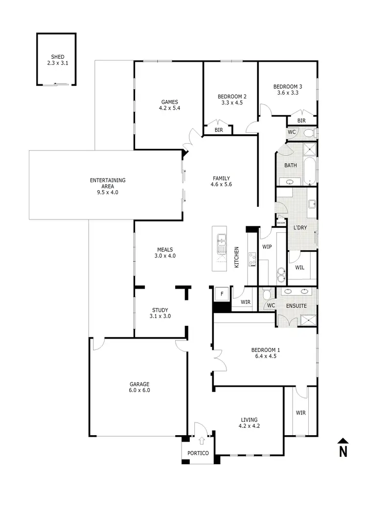 Floorplan of Homely house listing, 15 Arrawalli Avenue, Ascot VIC 3551