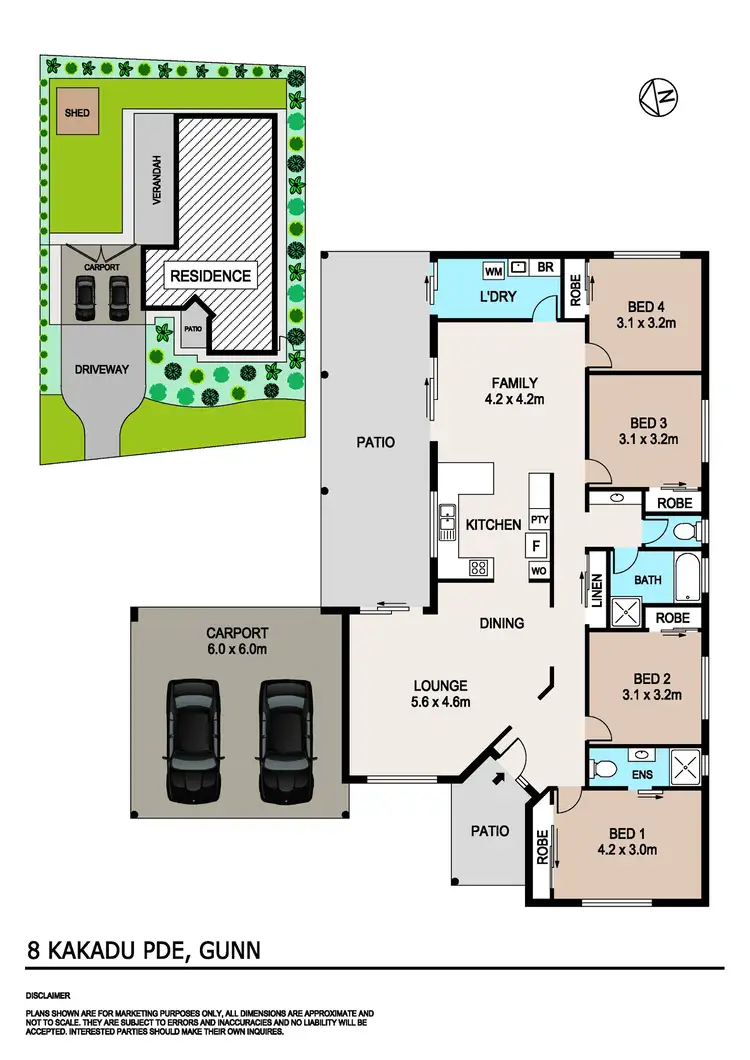 Floorplan of Homely house listing, 8 Kakadu Parade, Gunn NT 832