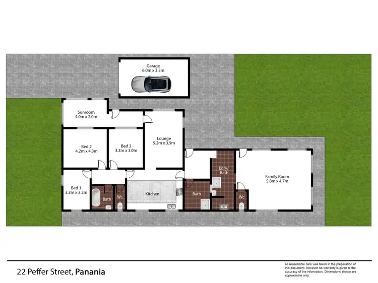Floorplan of Homely house listing, 22 Peffer Street, Panania NSW 2213