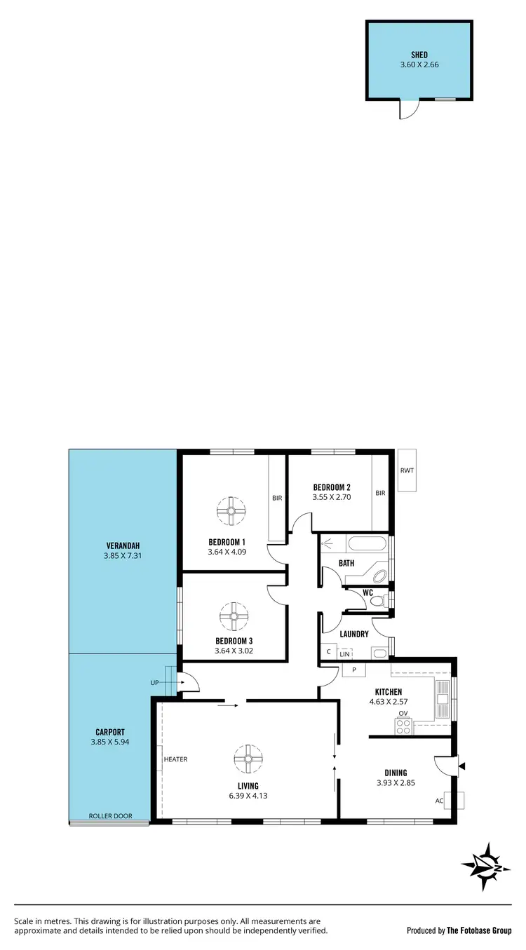 Floorplan of Homely house listing, 3 Roberts Road, Hackham West SA 5163