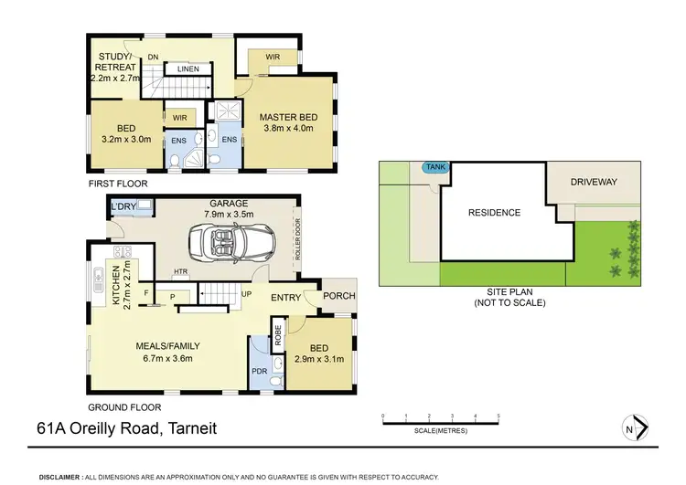 Floorplan of Homely townhouse listing, 61A Oreilly Road, Tarneit VIC 3029
