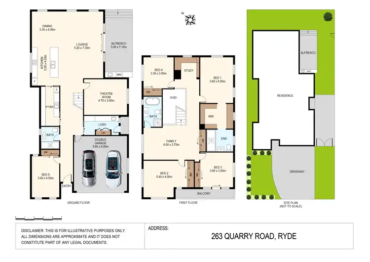 Floorplan of Homely house listing, 263. Quarry Road, Ryde NSW 2112