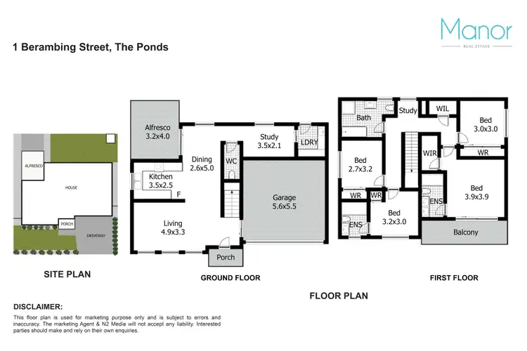 Floorplan of Homely house listing, 1 Berambing Street, The Ponds NSW 2769