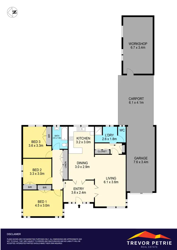 Floorplan of Homely house listing, 10 Elizabeth Street, Wendouree VIC 3355