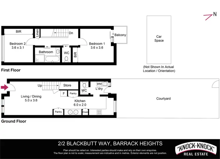 Floorplan of Homely house listing, 2/2 Blackbutt Way, Barrack Heights NSW 2528