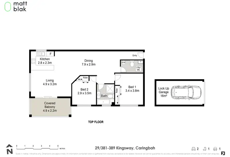 Floorplan of Homely apartment listing, 29/381 Kingsway, Caringbah NSW 2229