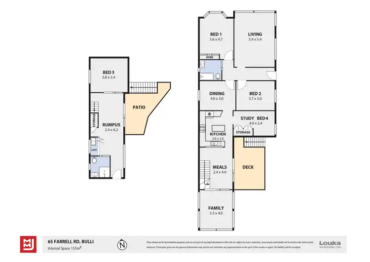Floorplan of Homely house listing, 65 Farrell Road, Bulli NSW 2516